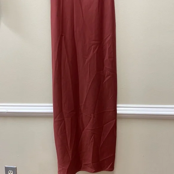 BHLDN Cali Satin Charmeuse Midi Dress By Anthropologie!!🔥🔥🔥 - Picture 7 of 16